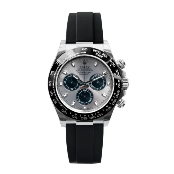 Rolex Daytona ‘Steel’ Dial White Gold Oysterflex